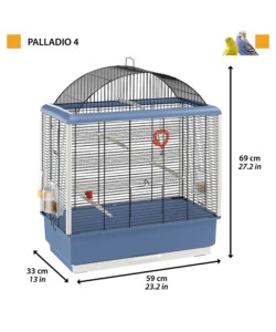 Gabbia per uccelli 'palladio 4', 59x33x69 cm - ferplast